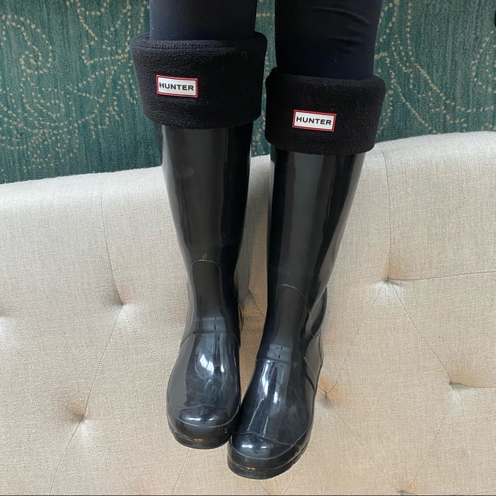 Hunter Wide Calf and Liner Boots